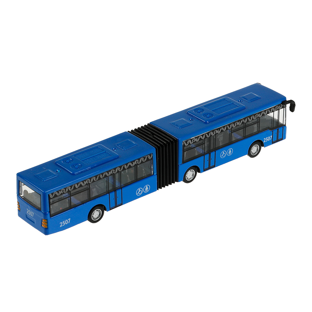 картинка Машина 1428860-R3 Технопарк Автобус инерцион., открыв. двери, в коробке, 18 см, металл 