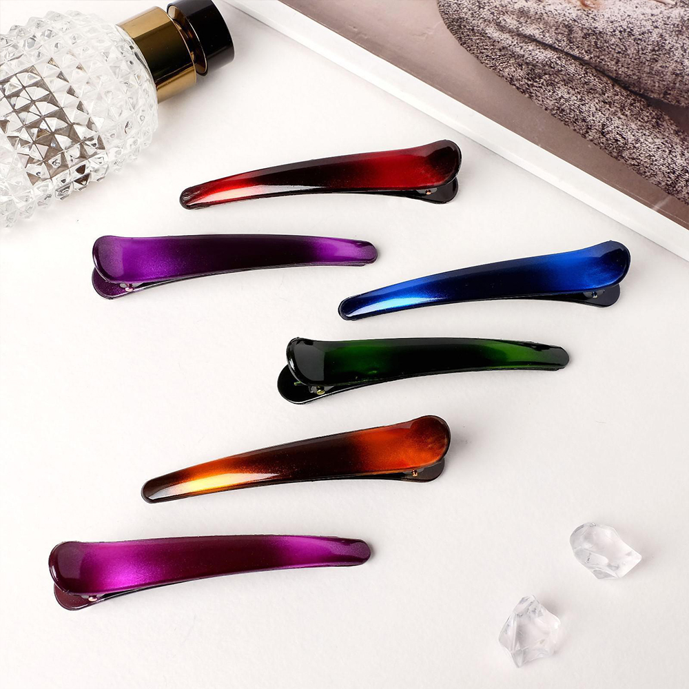 картинка Зажим для волос 5256290 Космос, переливы, в ассортименте, 9,5 см 