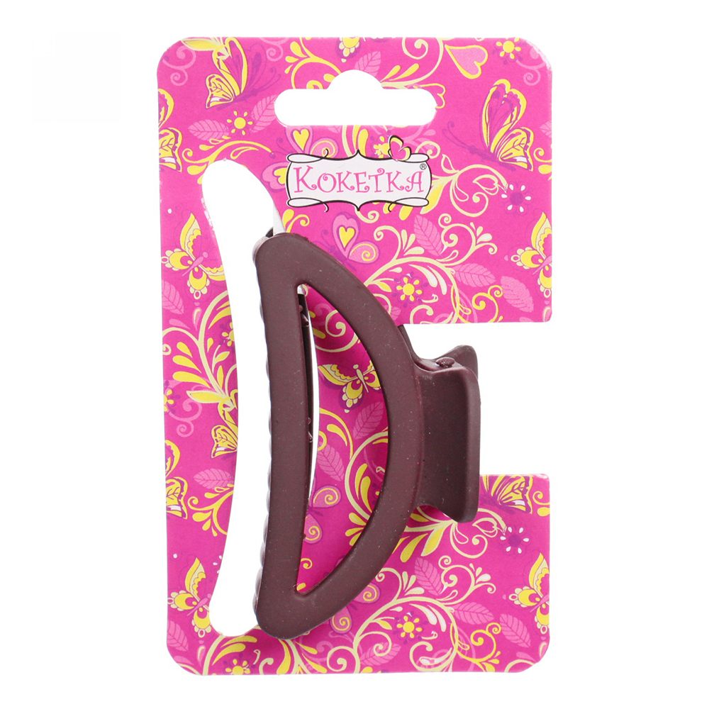 картинка Краб для волос 746-306 Style Matte, трапеция 6,5 см, в ассортименте 