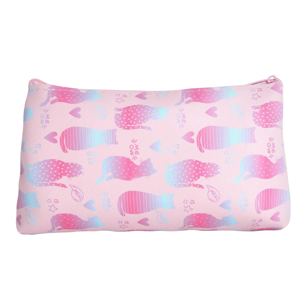 картинка Косметичка 10188319 на молнии 18 х 1,5 х 11 см, розовый 