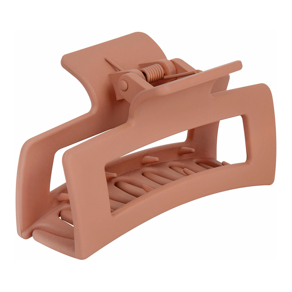 картинка Краб для волос 457001 soft-touch, Monte Vita 8,5 см, коричневый 