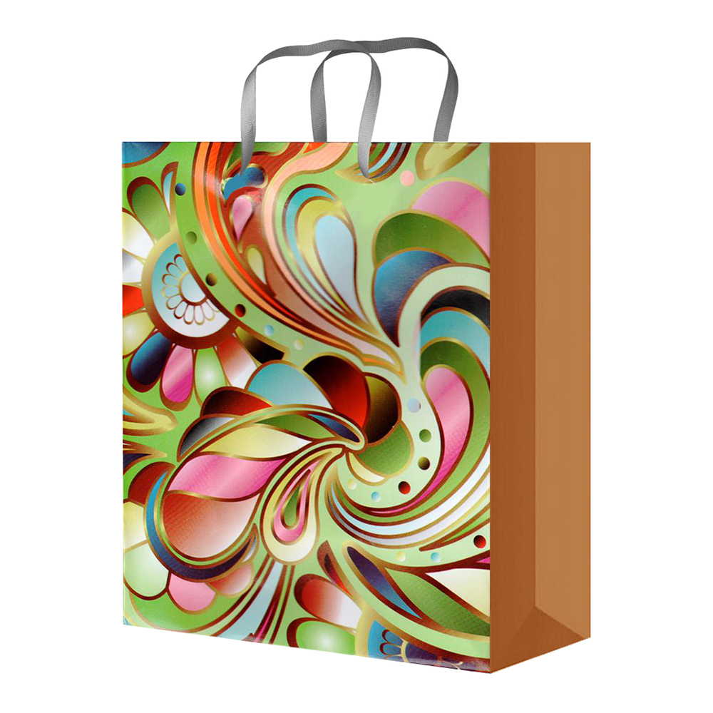 Пакет подарочный S-1131/1132/1133/1134/1135 Абстракция 11,1*13,7*6,2, микс