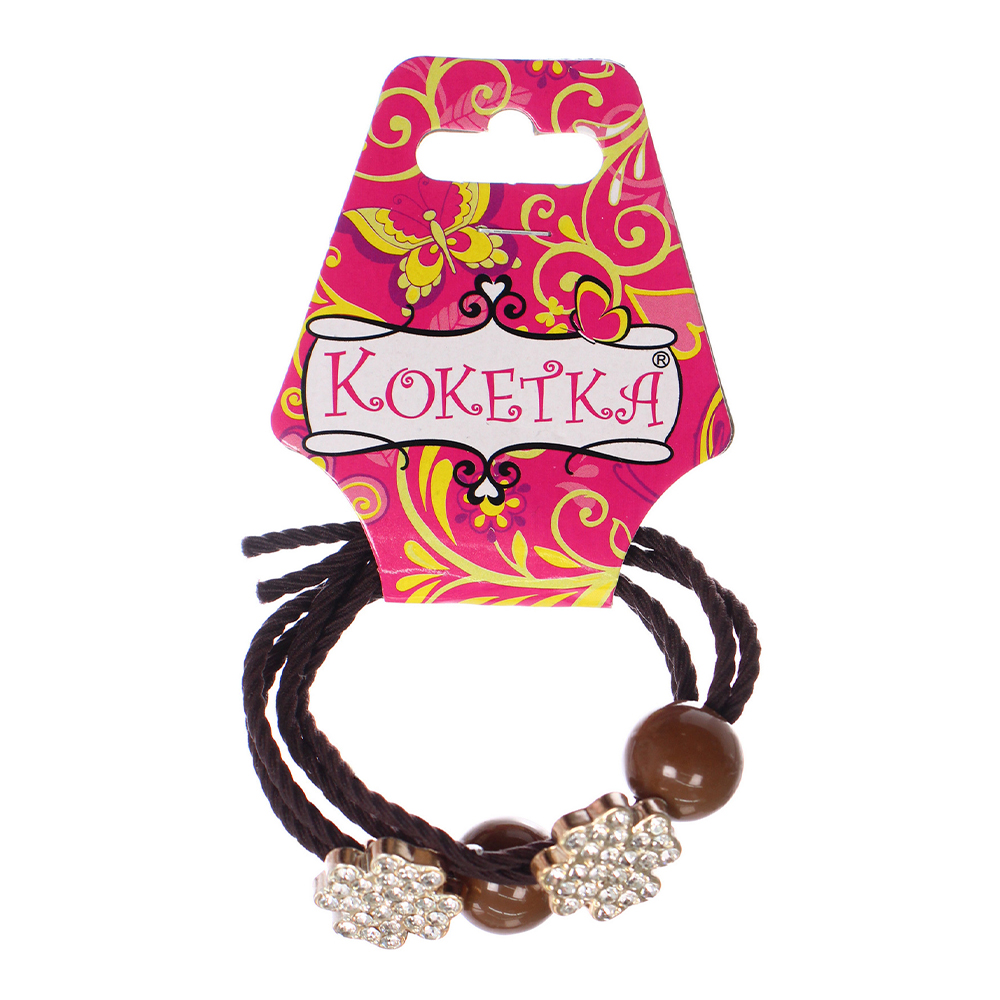 картинка Резинка для волос 428-771 Фагтеэгро, клевер d-5,5см, в ассортименте, 2 шт 