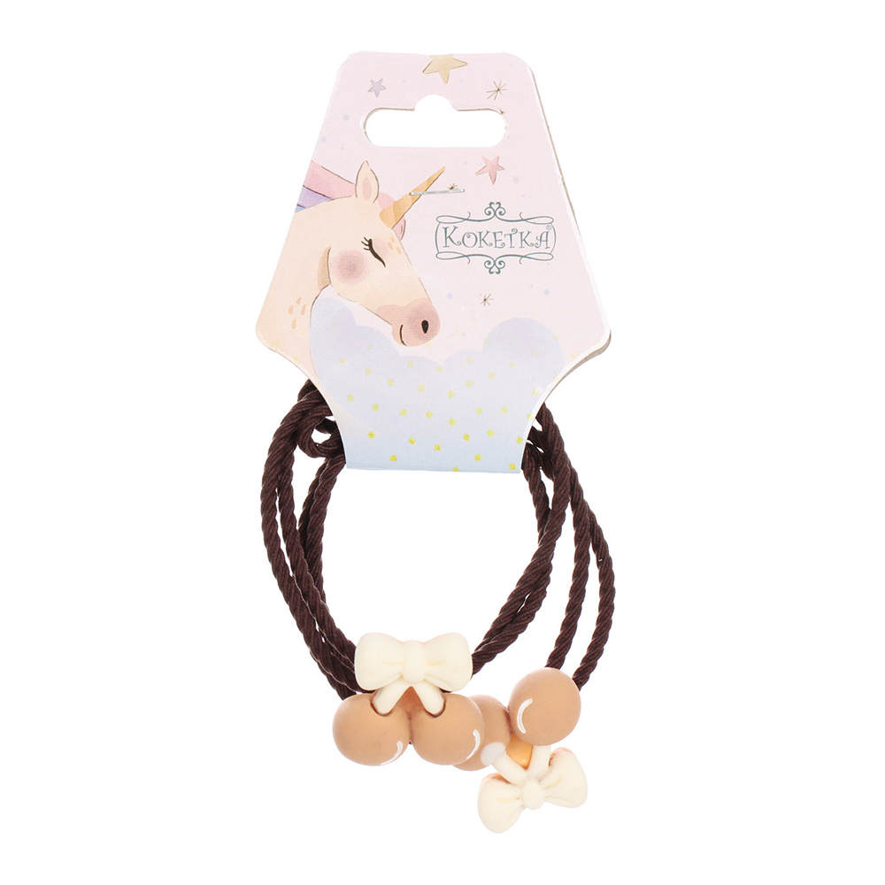 картинка Резинка для волос Кокетка 428-719 Impulse, вишенки, d - 5 см, в ассортименте, 2 шт 