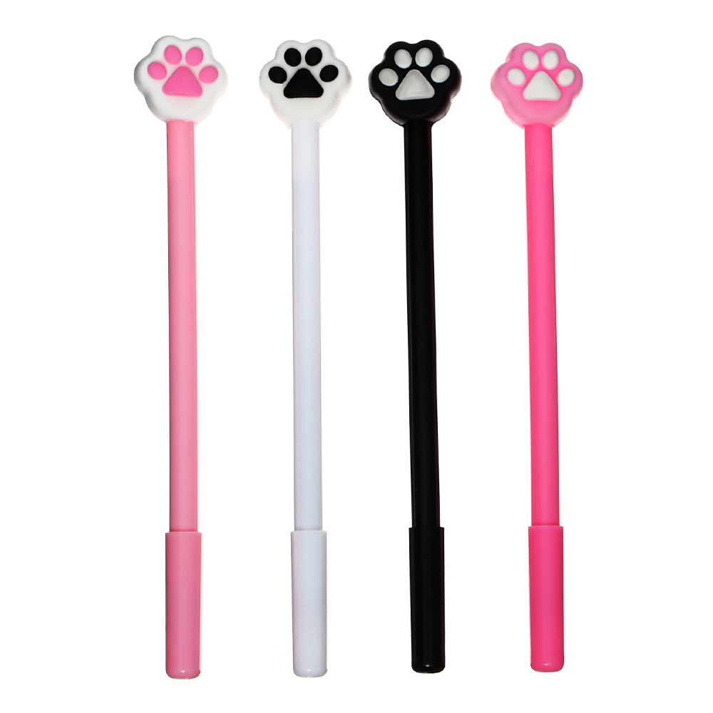 Ручка Calligrata 9669341 гелевая-прикол Кошачья лапка, в ассортименте