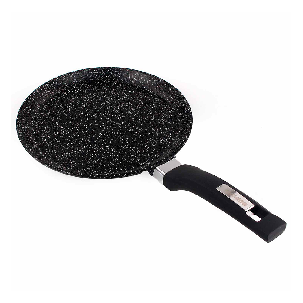 Сковорода 1024560 Мечта Гранит black 12802, алюминиевая, антипригарное покрытие, диаметр 22 см, чёрный