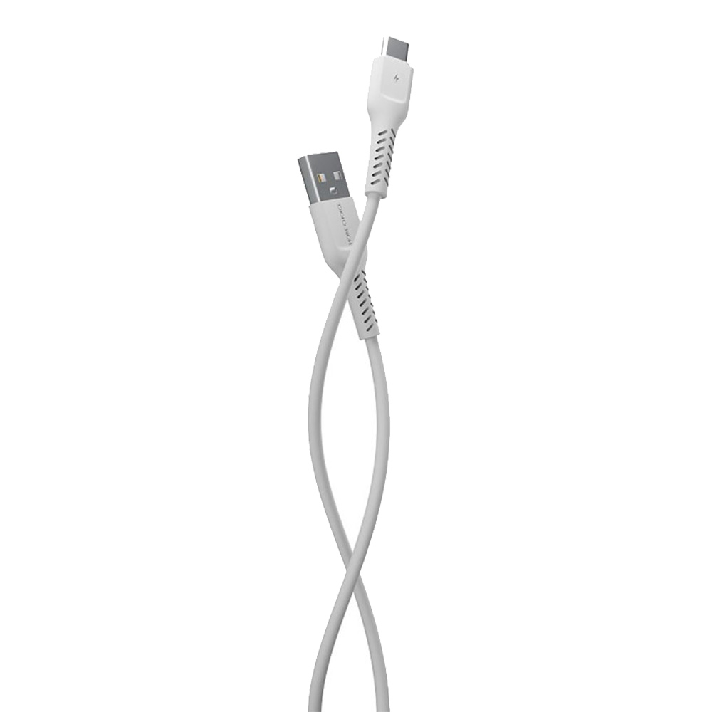 картинка Дата-кабель для зарядки MoreChoice K16a USB 2.0A для Type-C 2,0 А, белый, 1 м 