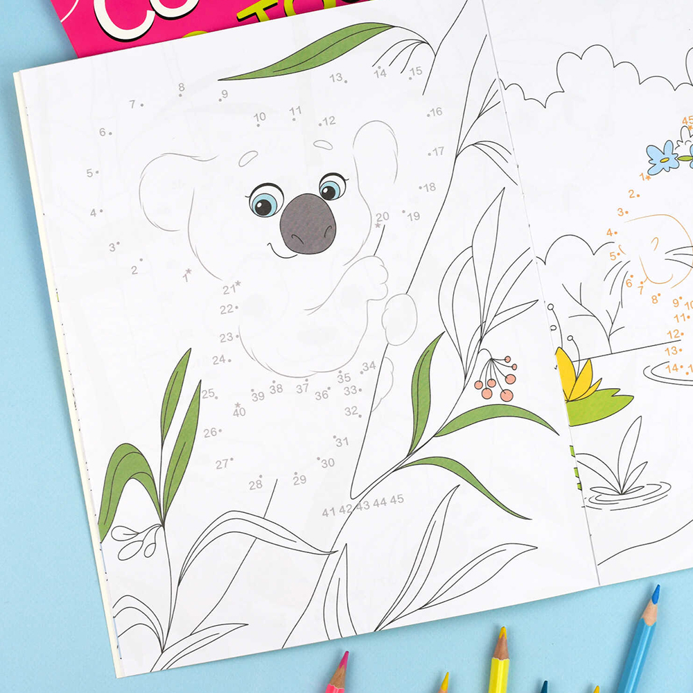 картинка Раскраска 71481 Забавные животные, 215*280 мм, 8 листов 