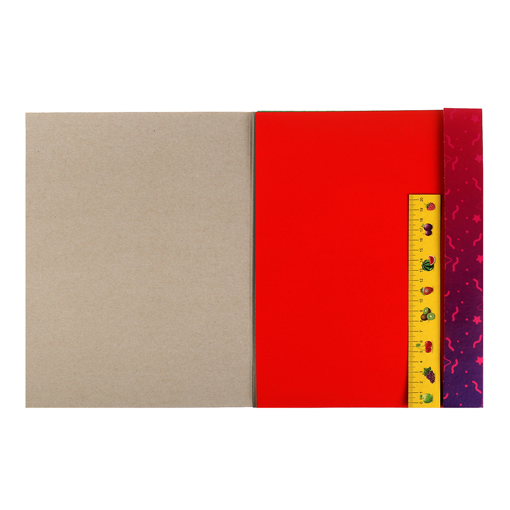 Картон Умка CM10-62144-BU цветной, мелованный Буба, А4, 10 цветов, 10 листов