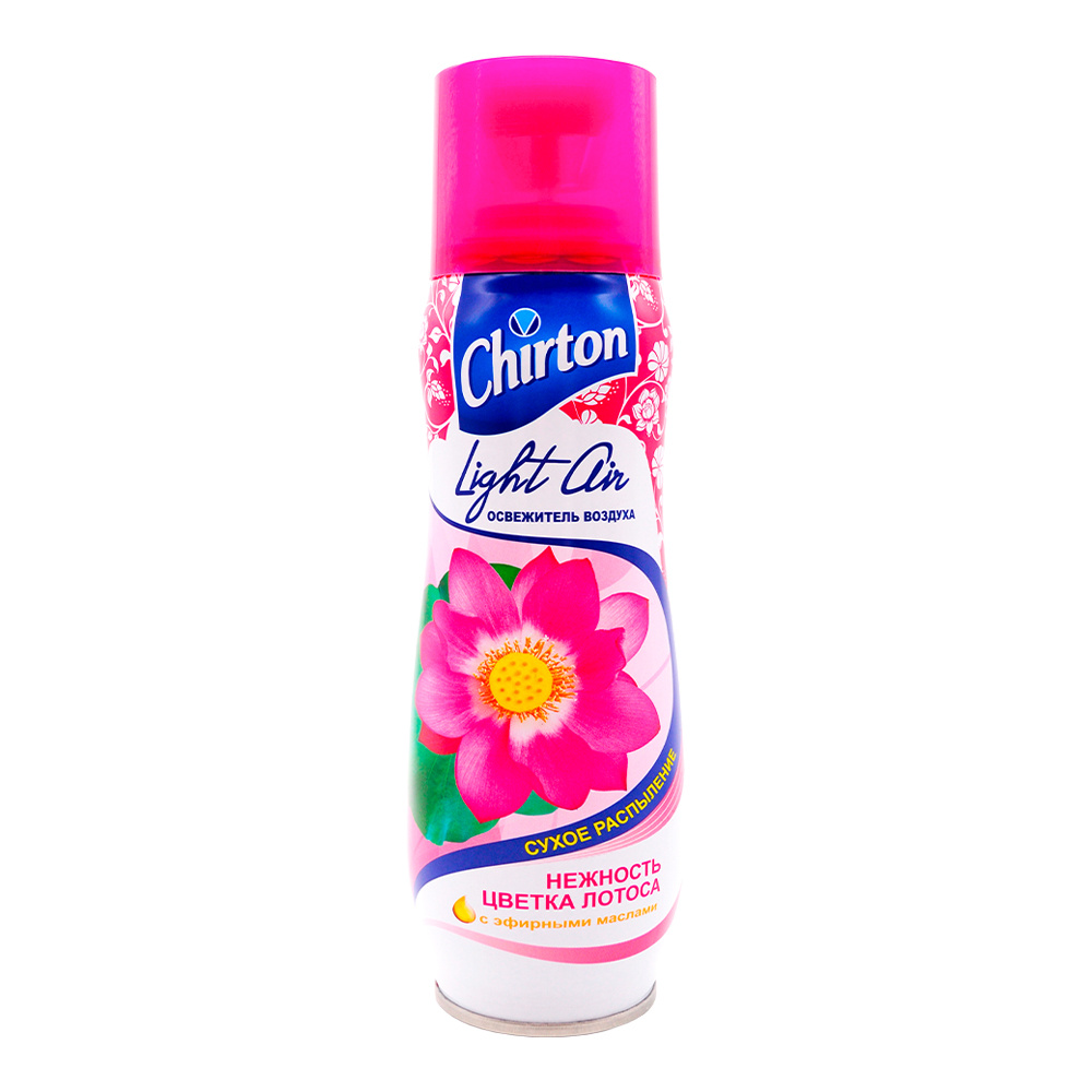 картинка Освежитель воздуха Chirton Light Air Нежность цветка лотоса, сухое распыление, 300 мл 