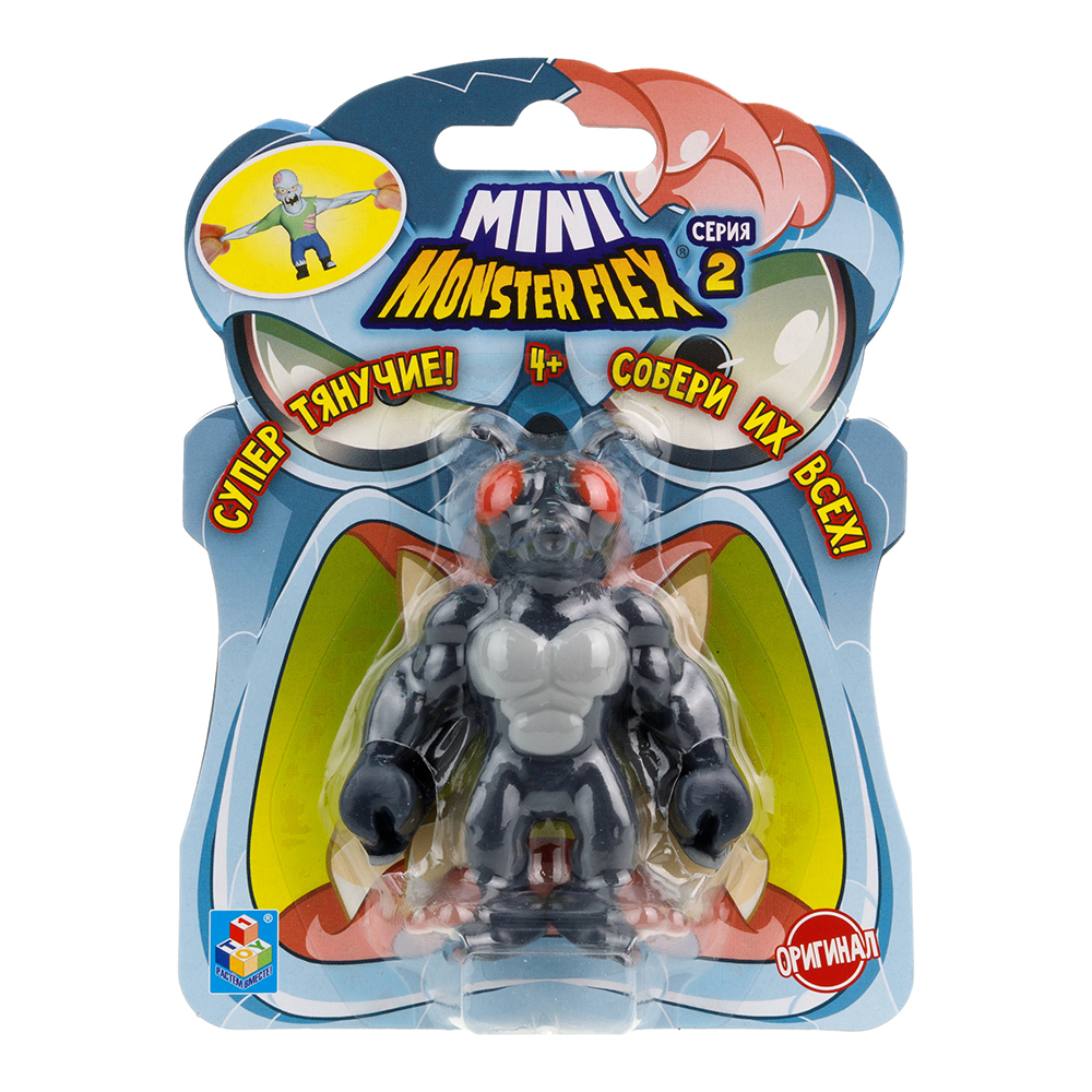 картинка Игрушка Т23838 MONSTER FLEX мини,тянущаяся фигурка, 7 см в ассортименте 