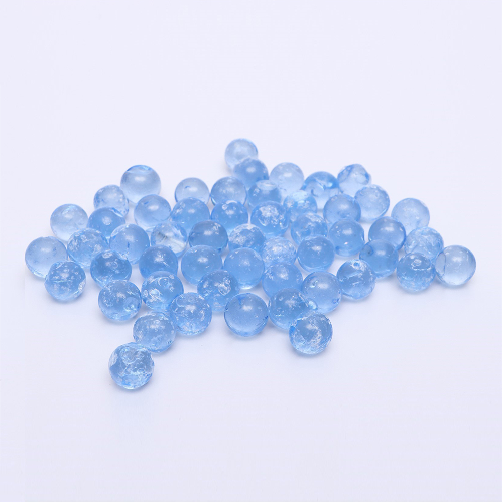 картинка Декор 9280275 Стеклянные шарики (эрклез), 20 мм голубые 500 г 