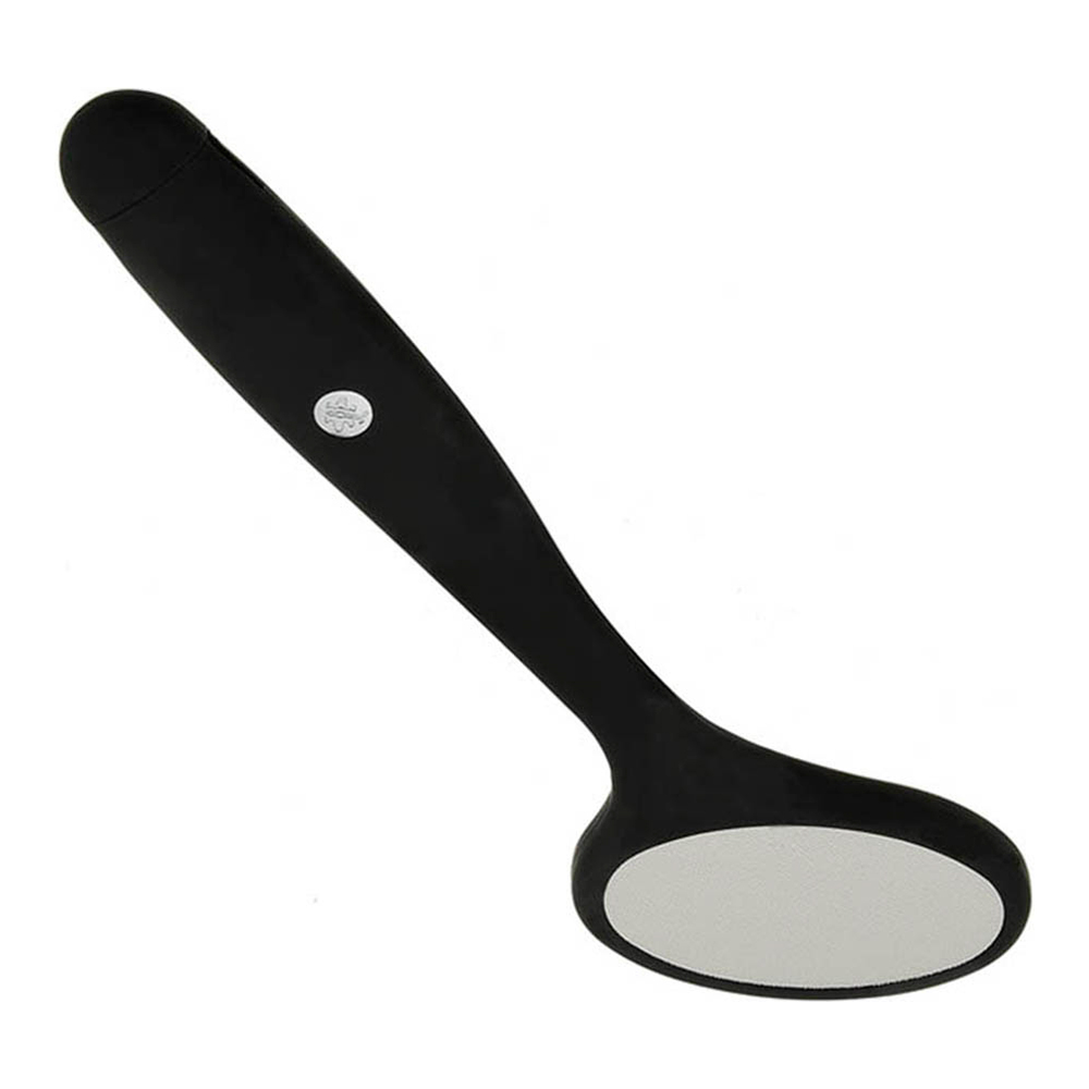 картинка Терка для педикюра Solinberg 1023DS лазерная, двухсторонняя, пластиковая ручка, 220 мм 