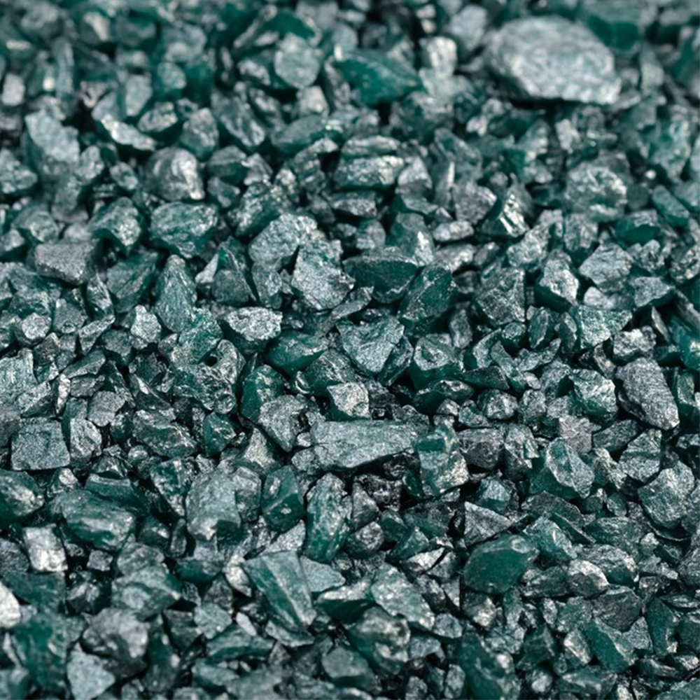картинка Грунт DECOR DE 4886481 декоративный песок кварцевый, Изумрудный металлик галька 250 г 