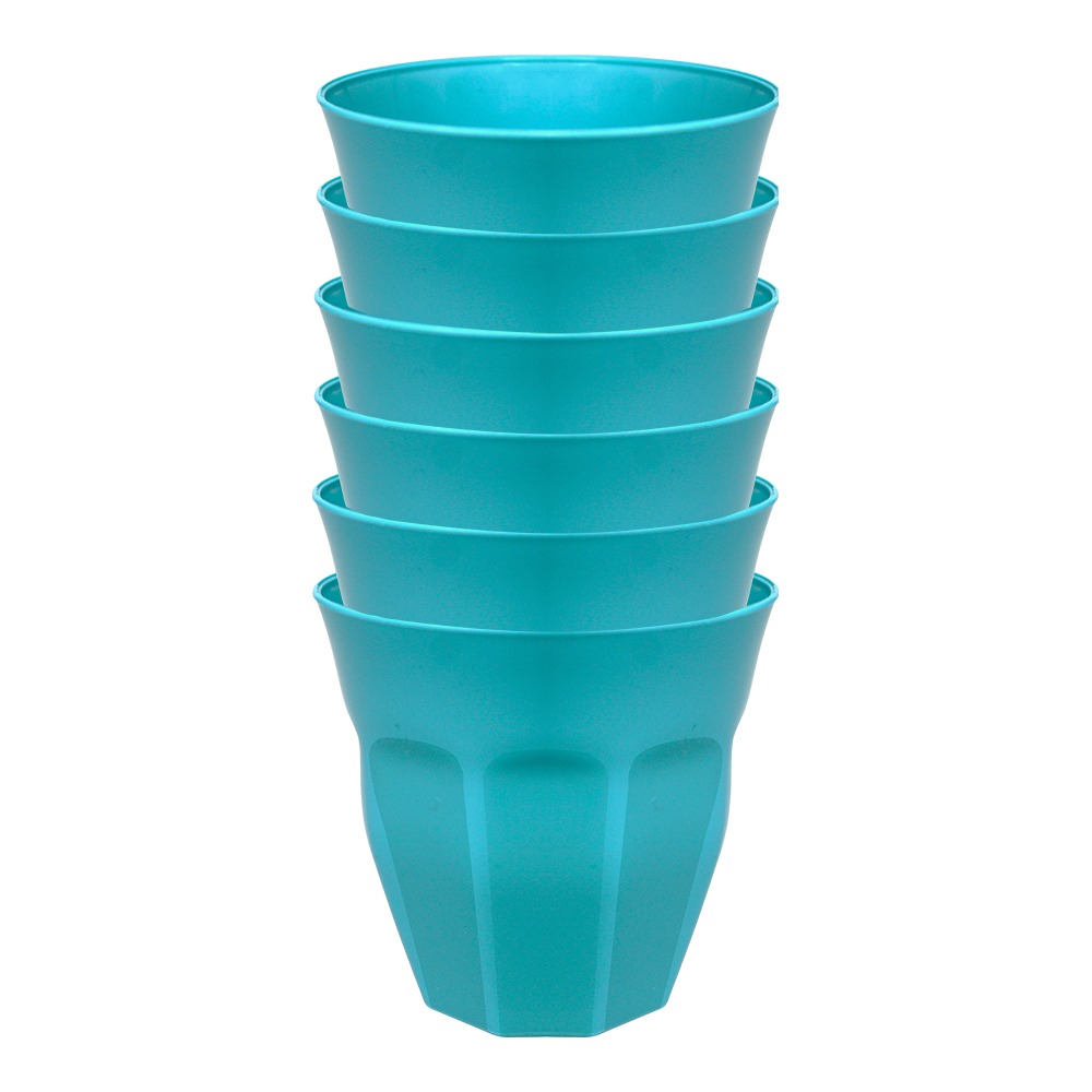 Стакан E-409/6 набор 6 штук, пластик, цвет розовый, 295 мл