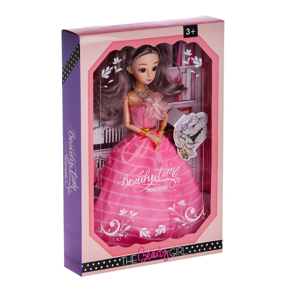 картинка Кукла 7024166 модная шарнирная Эмми в пышном платье, пластик, текстиль 