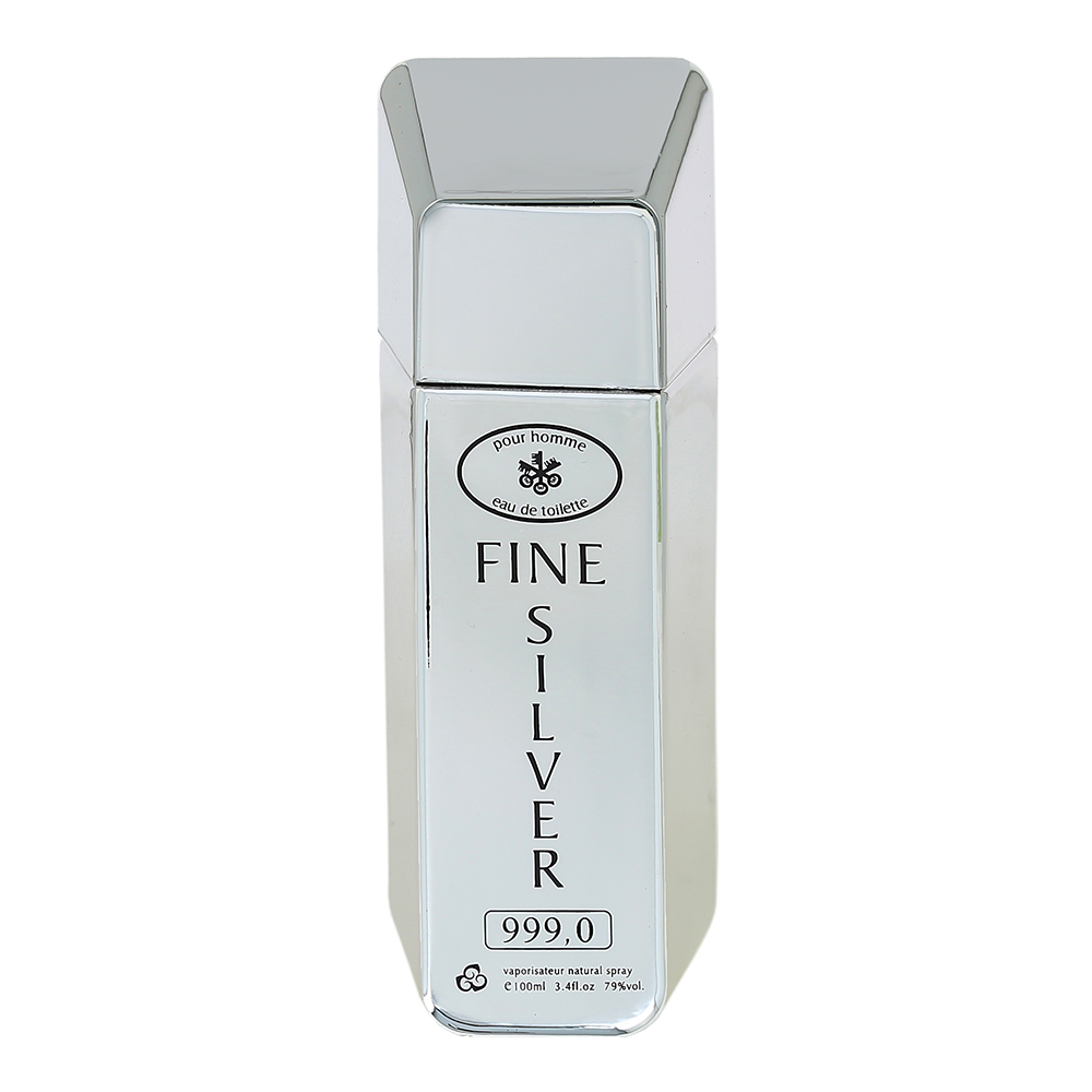 Туалетная вода Fine Silver цитрусовый аромат, мужская, 100 кг