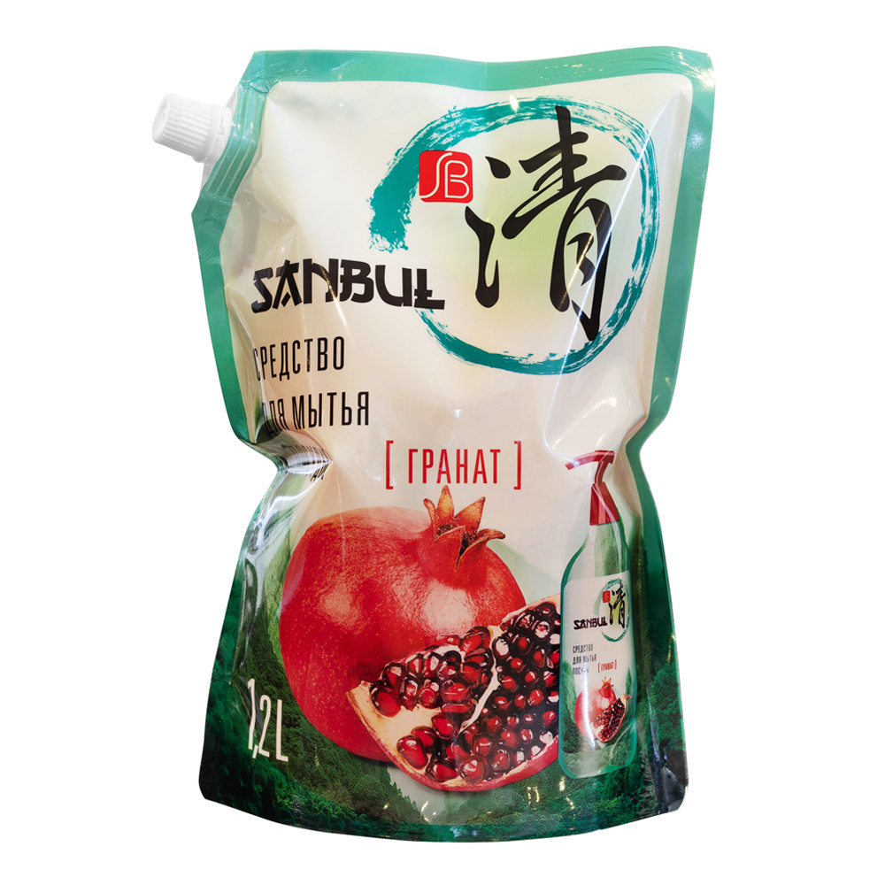 картинка Средство для мытья посуды Sambul гранат, 1200 мл 