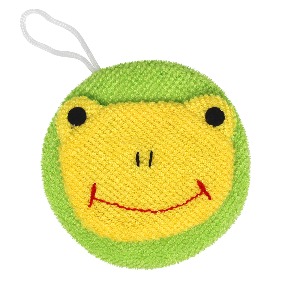 картинка Мочалка для тела ADT-01 Зверушки, 10*5 см 