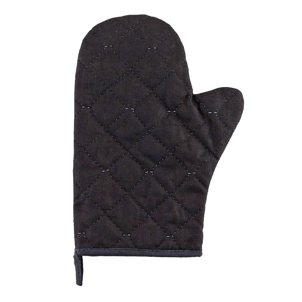 Прихватка-варежка Зима время чудес, хлопок 20*28 см, черный