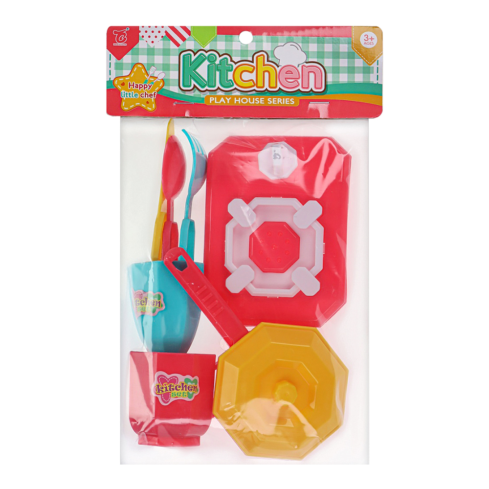 картинка Игровой набор 2147875 посуды, 10 предметов, 25,5*5*17 см пластик 