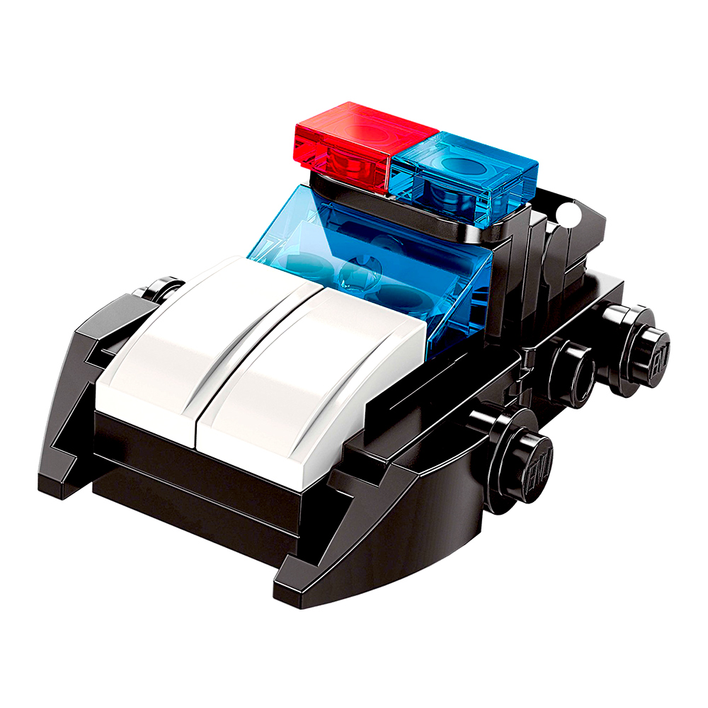 картинка Конструктор 7045865 Qman Транспорт, 10 видов, пластик 