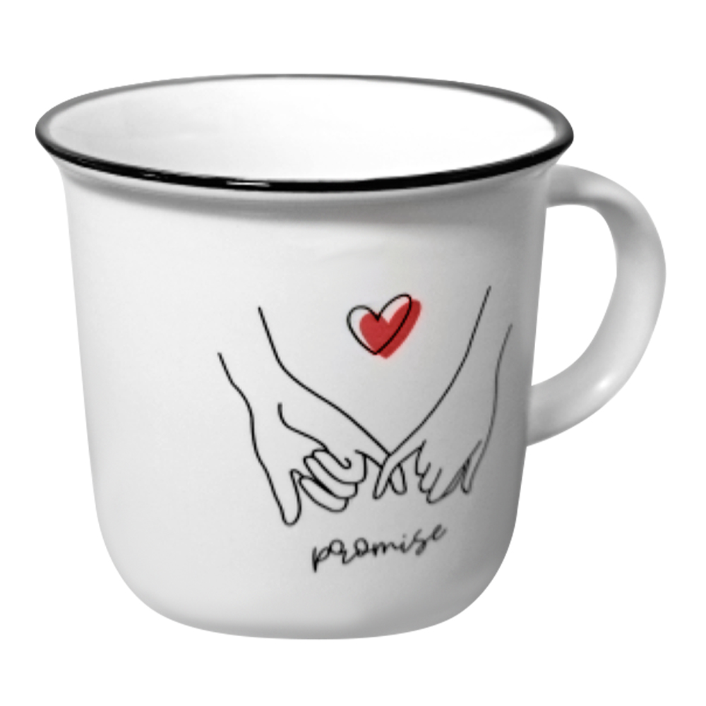 Кружка фарфоровая Эмоции, 360 мл