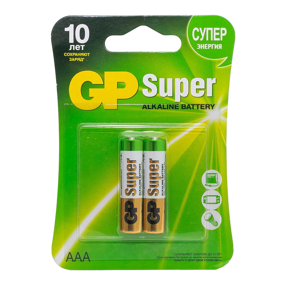 картинка Батарейка Greenini Professional Super LR 03 BL2, 2 шт блистер 