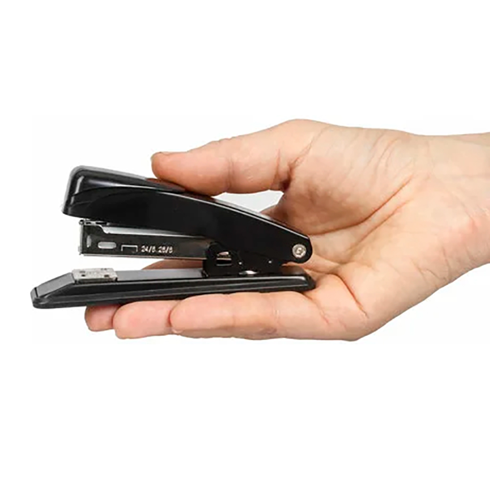 Степлер Staff №24/6 черный металл