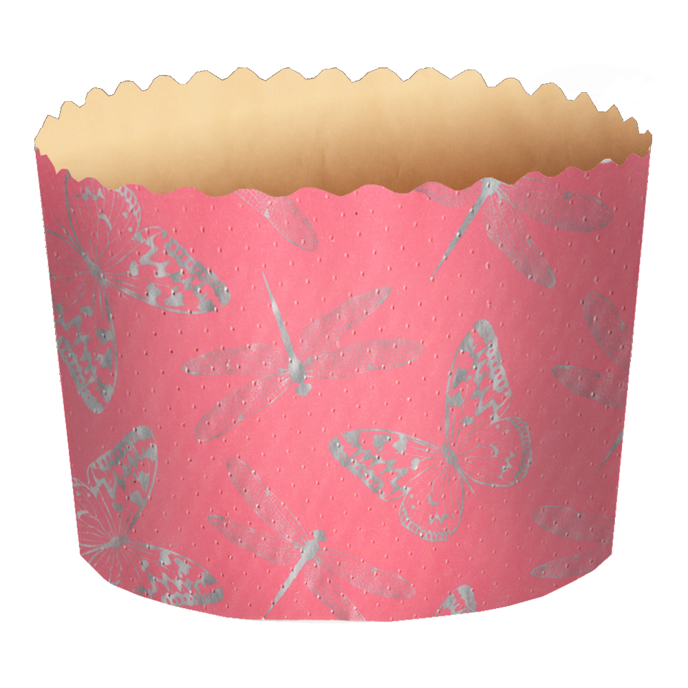 Форма для выпечки бумажная Бабочки цветные 70*60 мм