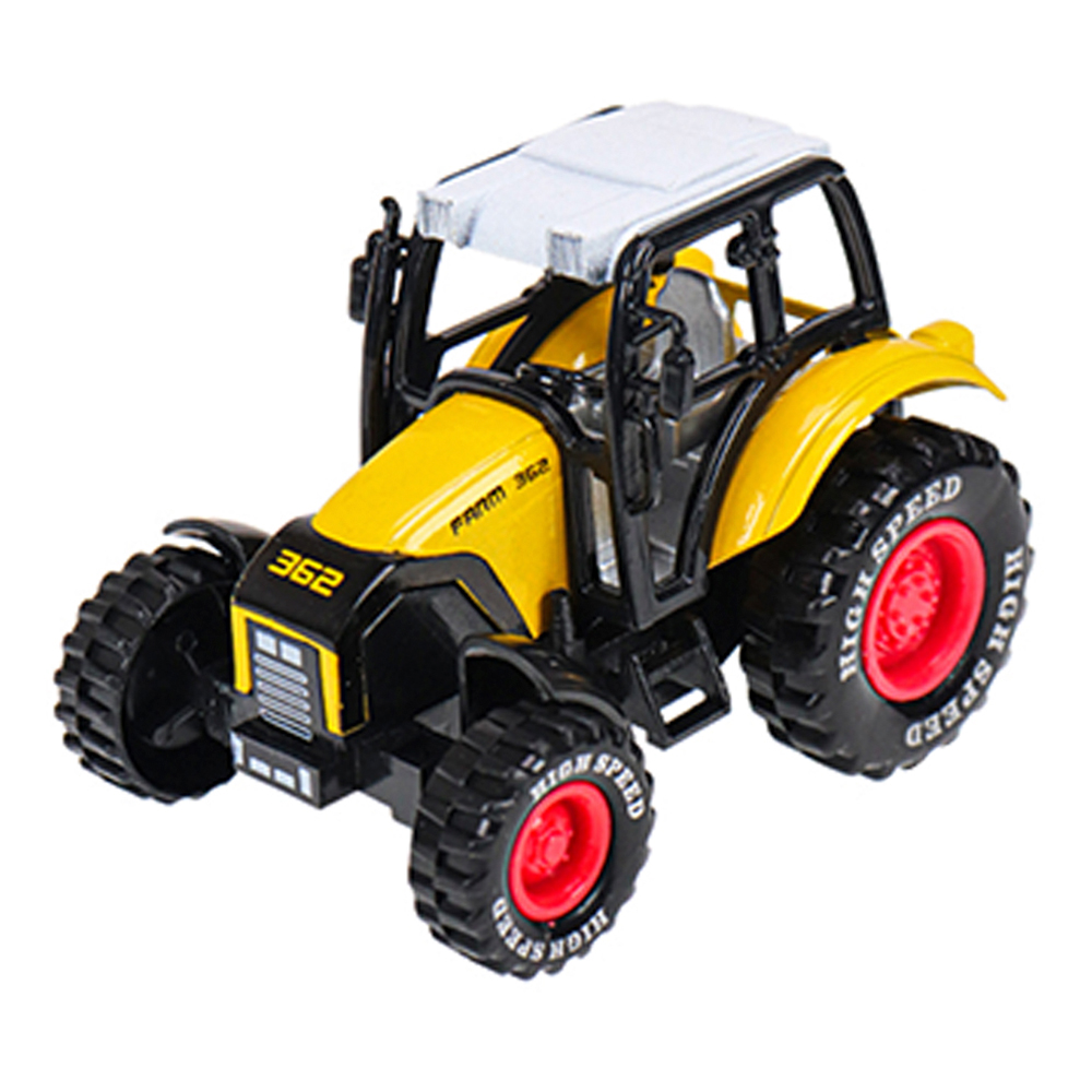 картинка Машина 1956742 инерционная Сельхозтехника Трактор, 10 см, пластик, в ассортименте 