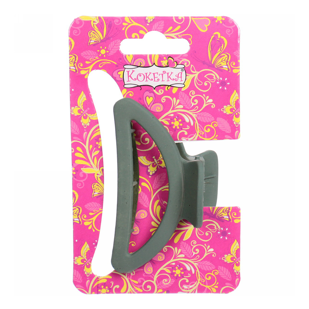 картинка Краб для волос 746-306 Style Matte, трапеция 6,5 см, в ассортименте 