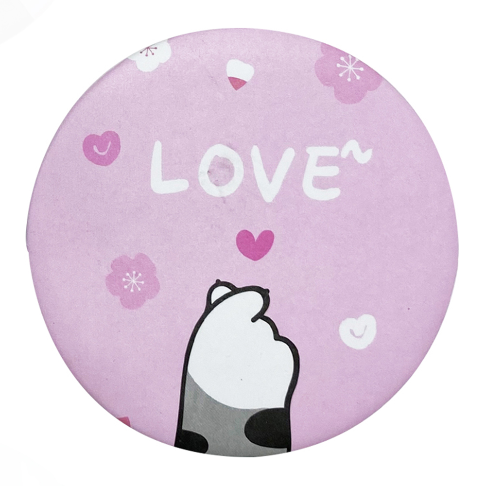 картинка Зеркало 4842 карманное,круглое, Лапки 7 см 