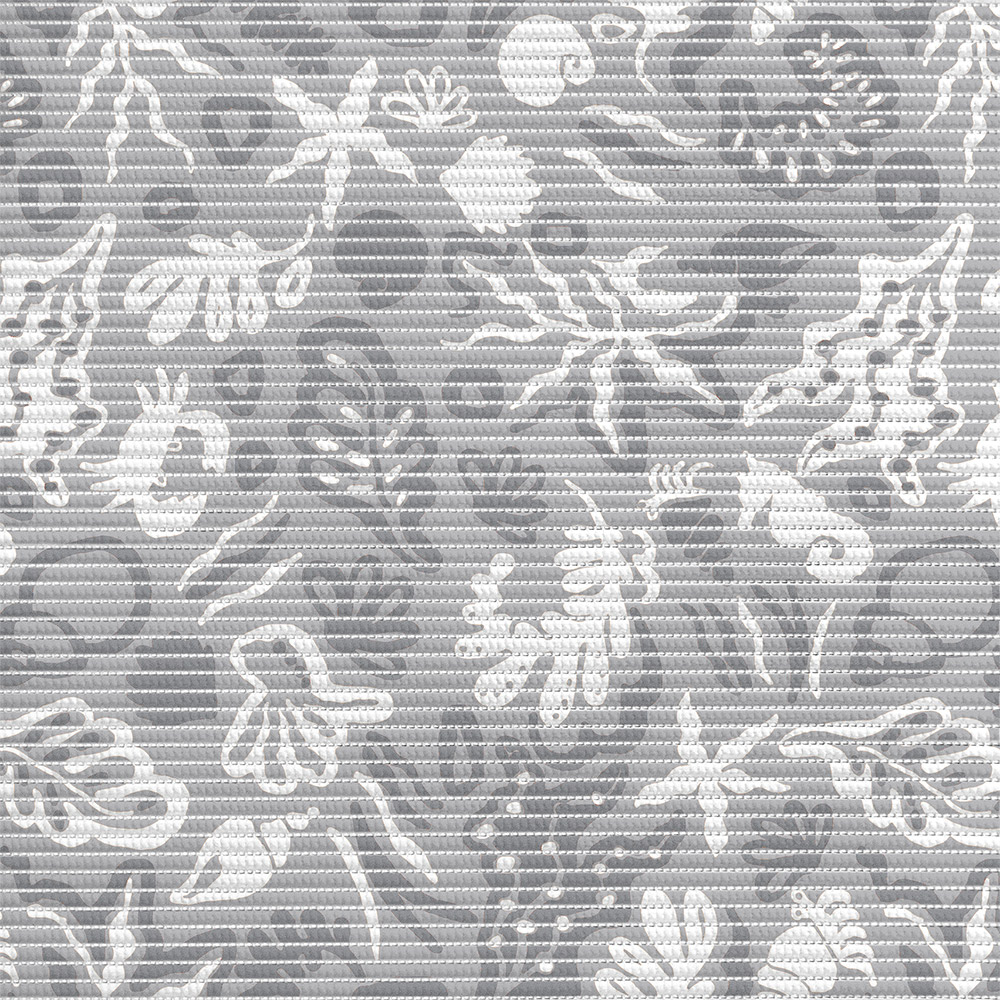 картинка Коврик вспененный для ванной комнаты 67160-V37-grey 0,65*15 м, ПВХ 