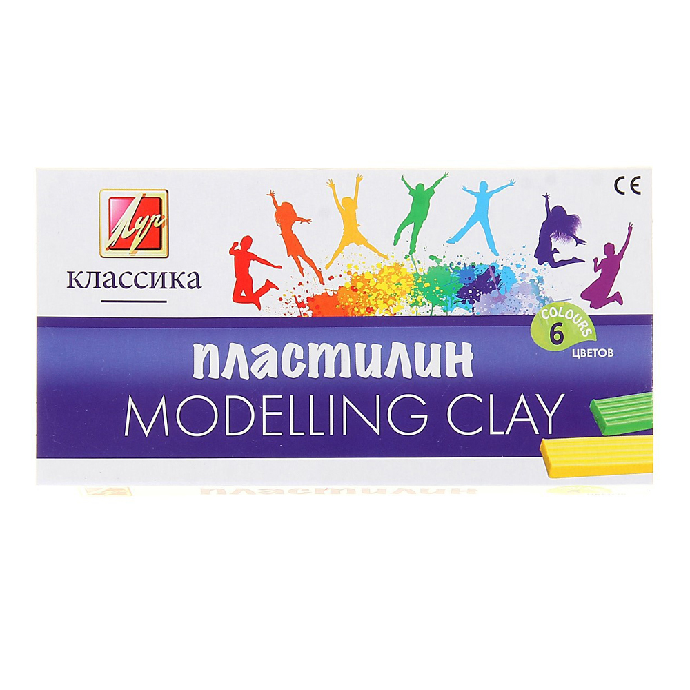 Пластилин Луч 1026966 Классика 120 г, 6 цветов