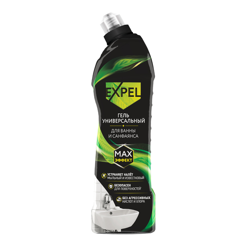 картинка Чистящее средство Expel гель для ванны и санфаянса, универсальный, 750 мл 