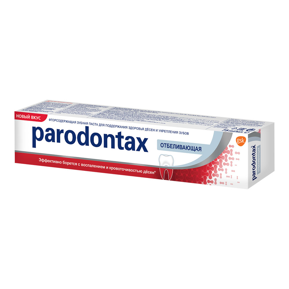 картинка Зубная паста Parodontax Бережное отбеливание, 75 мл 