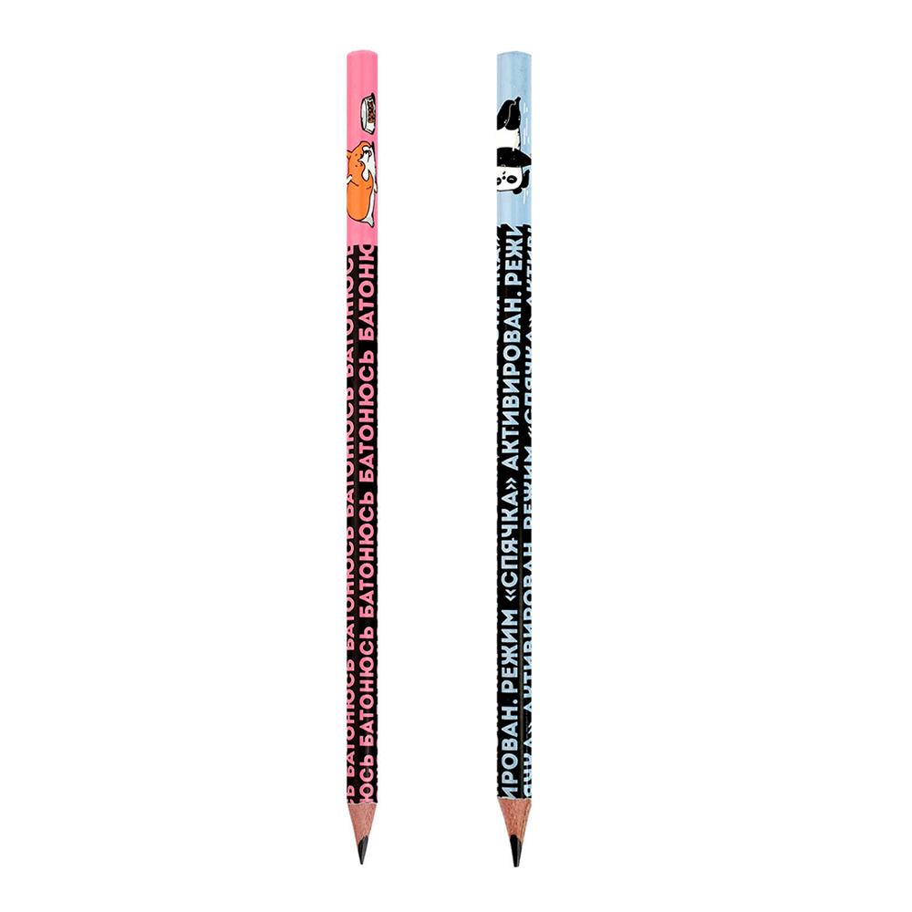 Карандаш чернографитный Феникс 70078 Герои с характером HB