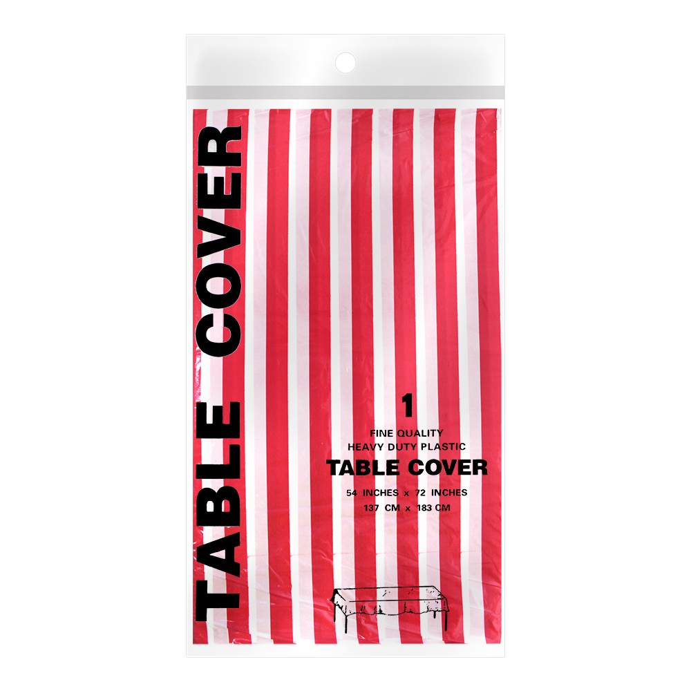 картинка Скатерть SKS-02 в полоску 137*274 см, полиэстер, в ассортименте 