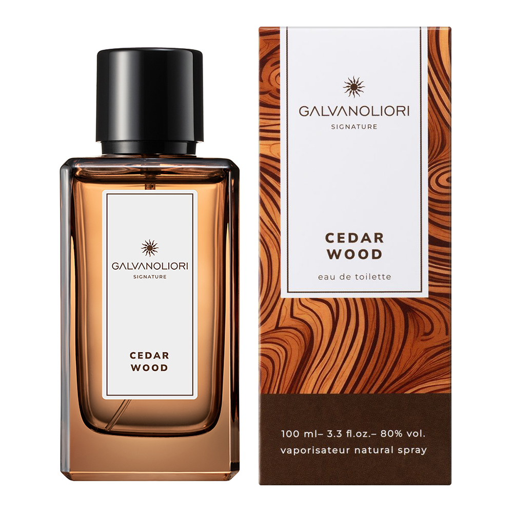 Туалетная вода Galvanoliori Signature Cedar Wood, аромат-силы, мужская, 100 мл