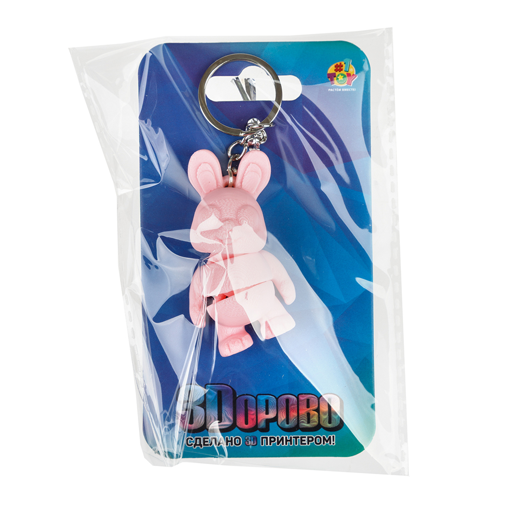 картинка Игрушка Т27306 3Dорово брелок, 4,5*4*2,5 см, в ассортименте 