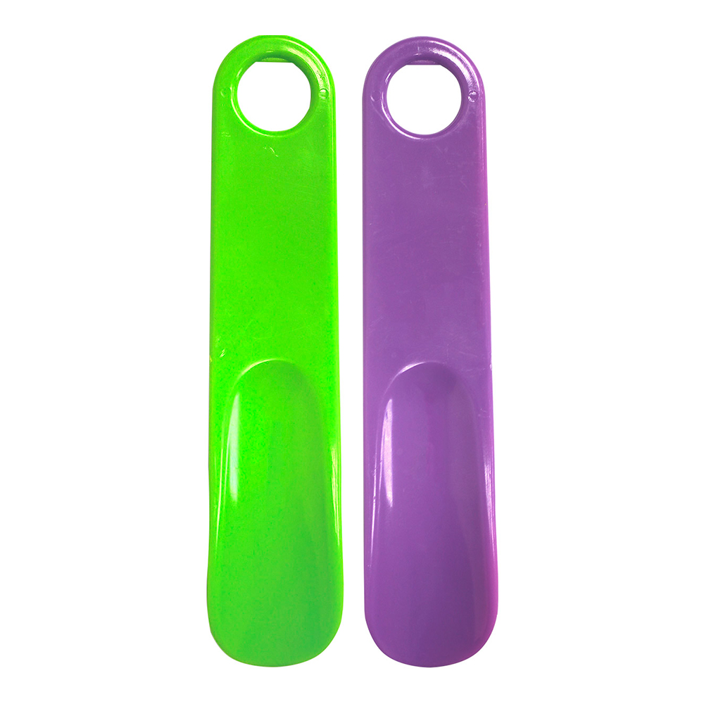 картинка Рожок для обуви пластик 20см цвет микс, 1 шт 