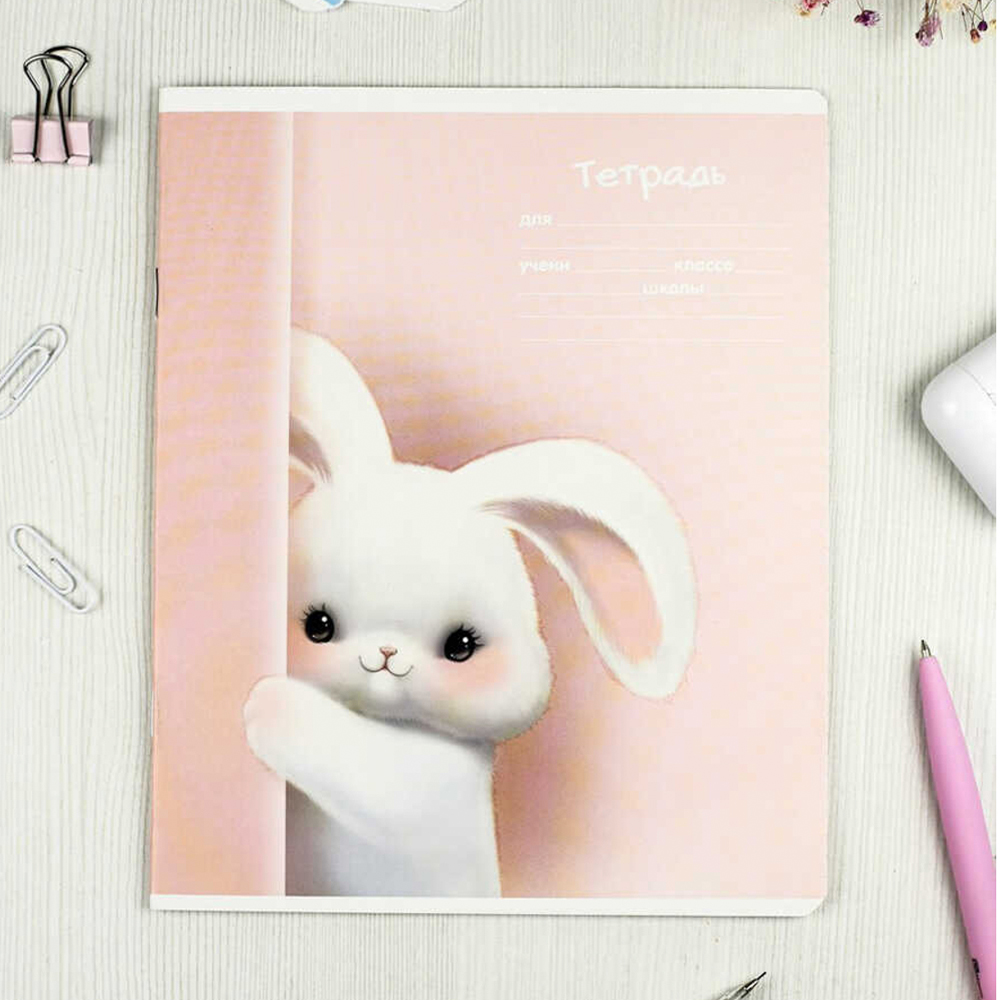 Тетрадь Феникс 68526 клетка, Пушистики, 12 листов