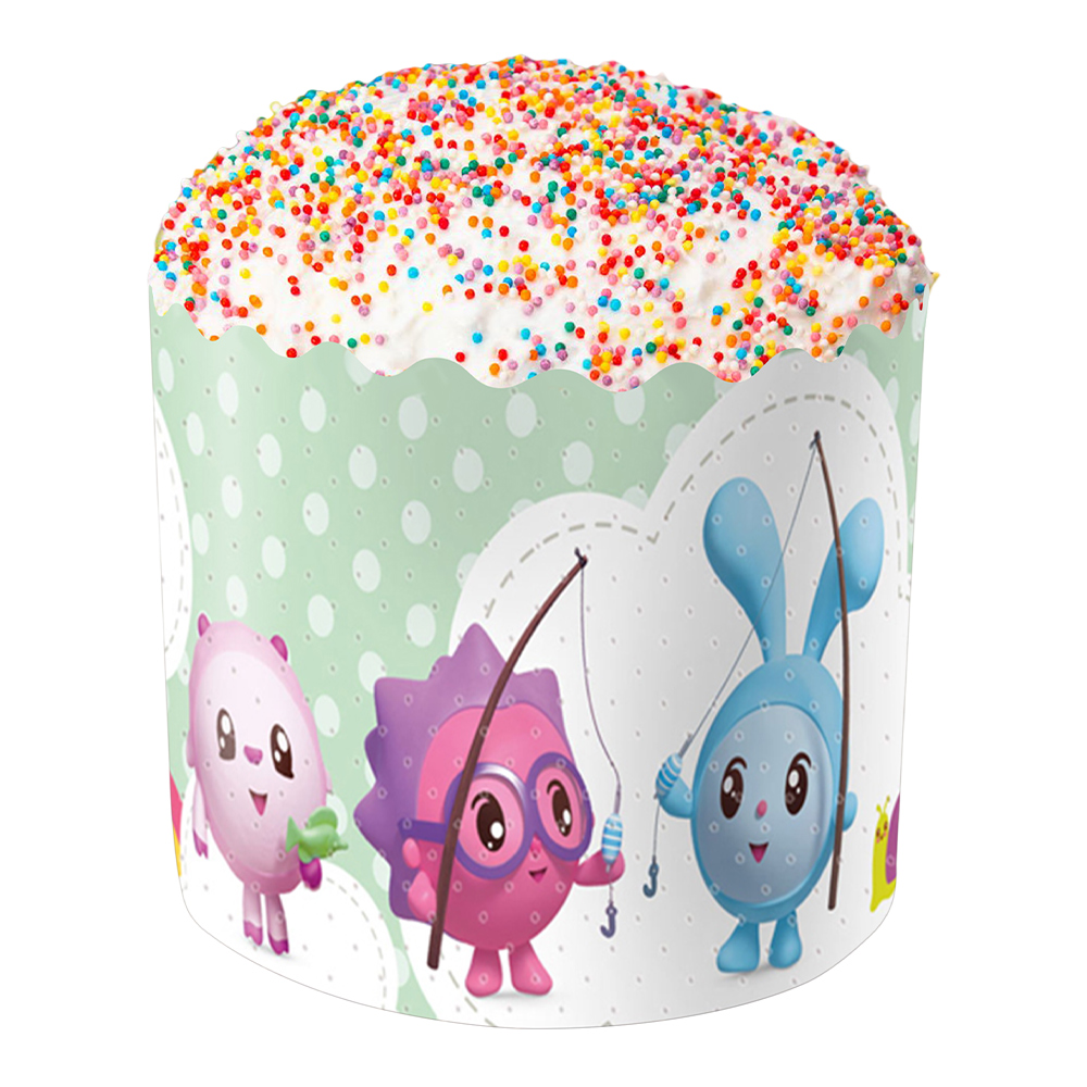 Форма для выпечки бумажная Малышарики 124*90 мм