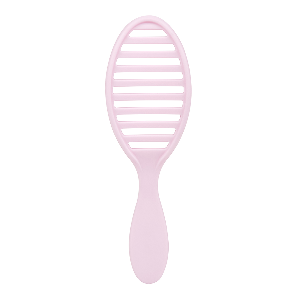 картинка Расческа массажная продувная с параллельной перорацией 22см, пластик, сиреневая 