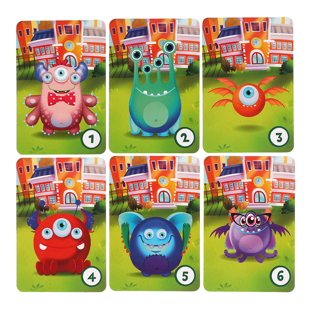 картинка Настольная игра Умные игры 4630115527268 Мемо, Монстрики, тренируем память,50 карточек 