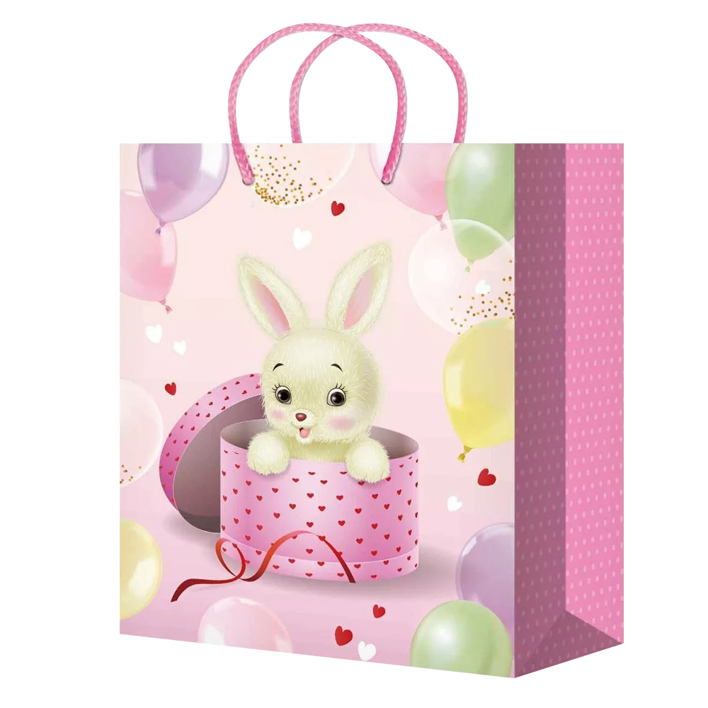 Пакет подарочный М-2037/2038/2039/2040/2041 Подарочек 18*22*10 см, в ассортименте