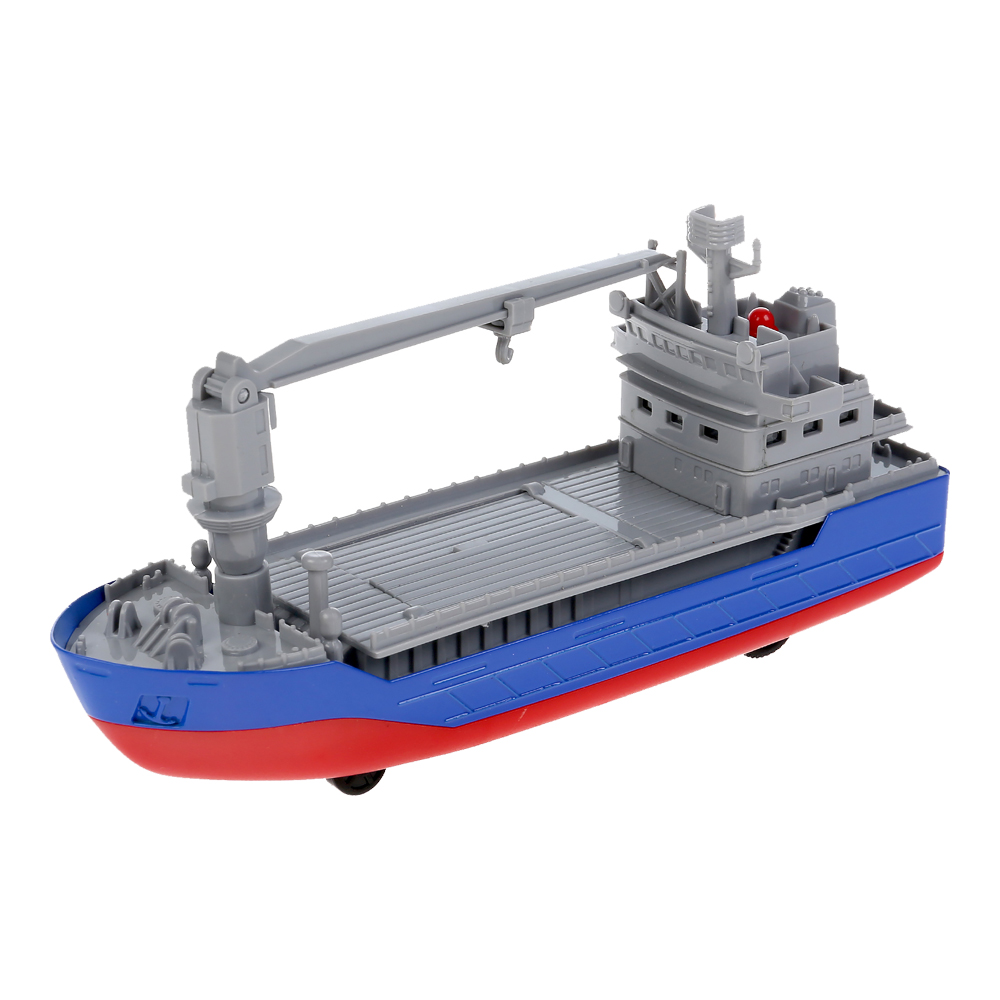 картинка Корабль CRANEBOAT-17-BUWH Технопарк Транспортный, 17 см, металл, в ассортименте 