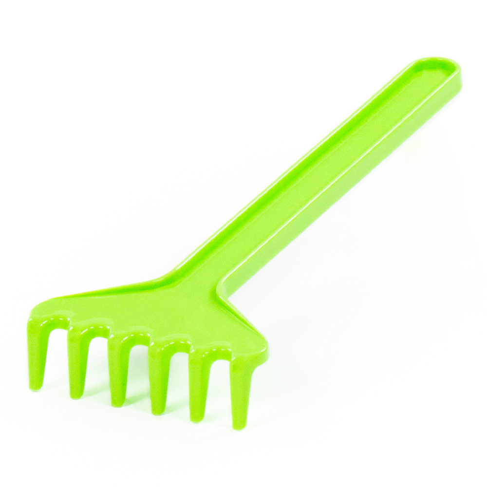 картинка Грабли 0477 Полесье малые 3+, 18x6,7x1,8 см, пластмасса 