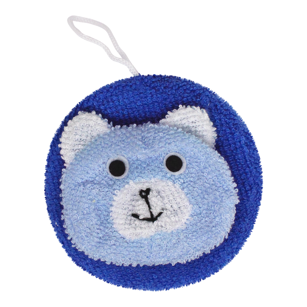 картинка Мочалка для тела ADT-01 Зверушки, 10*5 см 